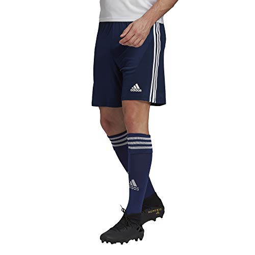 adidas Men's Squadra 21 Shorts Team Navy Blue-White Large