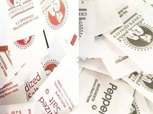 Chef's Quality Individual Salt  and  Pepper Packets - Portable Salt  and  Pepper Packets - OU-Kosher -6000 Salt  and  Pepper Packets-