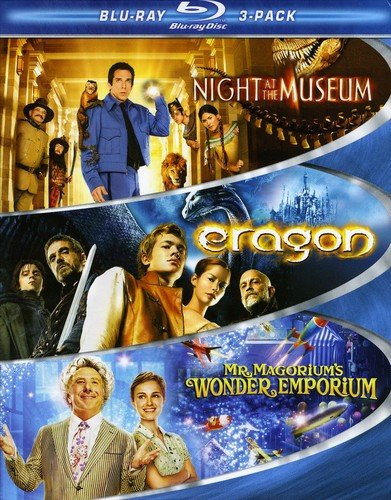 Kid Blu-ray 3-Pack -Night at the Museum - Eragon - Mr. Magorium's Wonder Emporium-