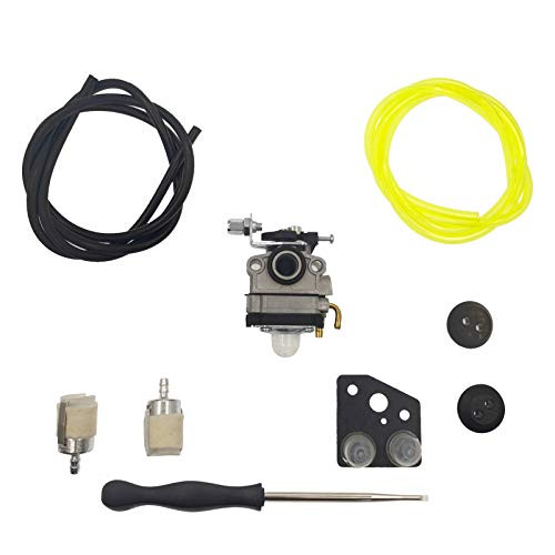 Cancanle Carburetor with Adjustment Tool Grommet Fuel Line Fuel Filter for Honda GX22 GX31 Engine FG100 Tiller