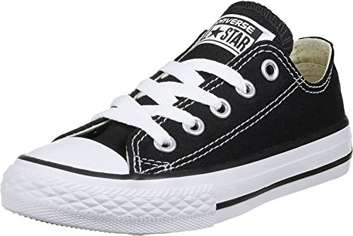 Converse unisex-child Chuck Taylor All Star Low Top Sneaker black 8 M US Toddler