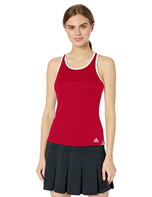 adidas Women's Club Tennis Tank Top Scarlet Medium adidas Women's Club Tennis Tank Top Scarlet Medium
