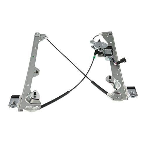 A-Premium Power Window Regulator with Motor Compatible with Chevrolet Silverado GMC Sierra 1500 2500 HD 3500 HD 2007-2014 Rear Left