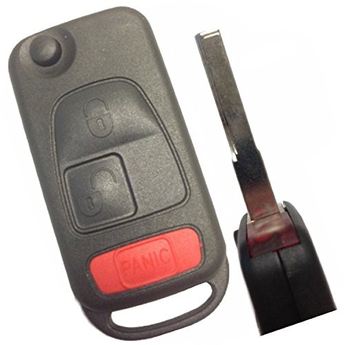 Replacement Keyless Remote Fob Key Shell Case For Mercedes-Benz C230C280 C43 AMG CL500 CL600 CLK320 CLK430 E300 E320 E430 E55 AMG ML320 ML430 ML55 AMG S320 S420 S500 S600 SL500 SL600 SLK230