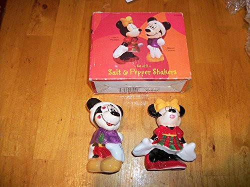 Disney Mickey and Minnie Mouse Salt and Pepper Shakers Set