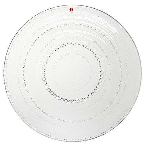 Iittala Kastehelmi Glass Dinner Plate 315mm