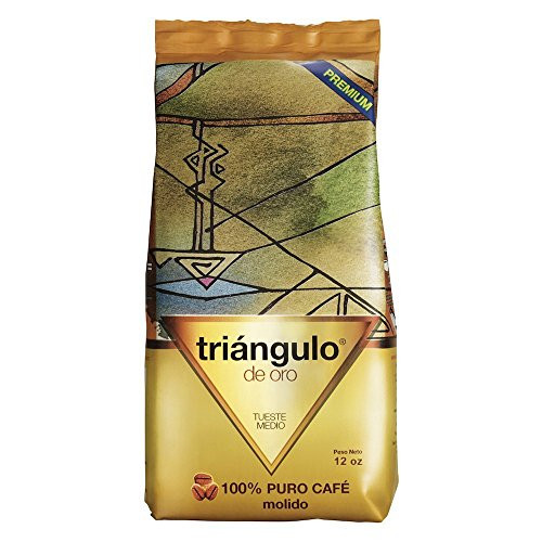 Cafe Triangulo de Oro Medium Roast - Ground Coffee - 12 Ounces, from Costa Rica