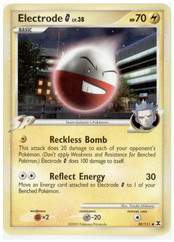 Pokemon - Electrode G -39- - Rising Rivals - Reverse Holo