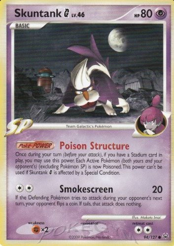 Pokemon - Skuntank -G- -94- - Platinum
