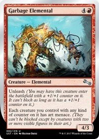 Wizards of the Coast Garbage Elemental -E- - Unstable
