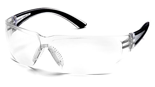 Pyramex Cortez Safety Eyewear Clear Lens With Black Temples