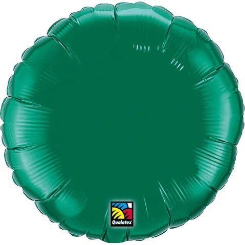 Qualatex 18" Emerald Green Round Foil Balloon