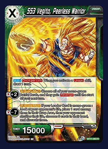 SS3 Vegito Peerless Warrior - BT11-063 - R