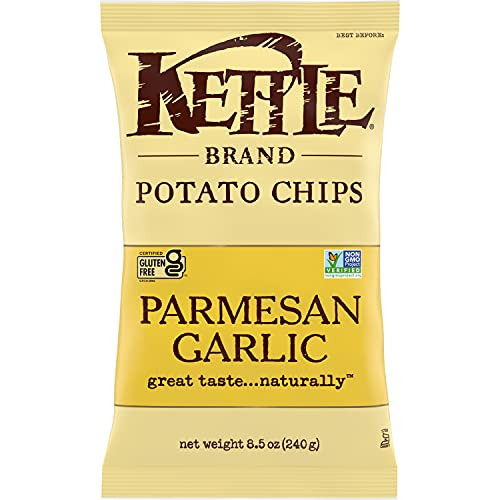 Kettle Brand Potato Chips Parmesan Garlic Kettle Chips 8.5 Oz