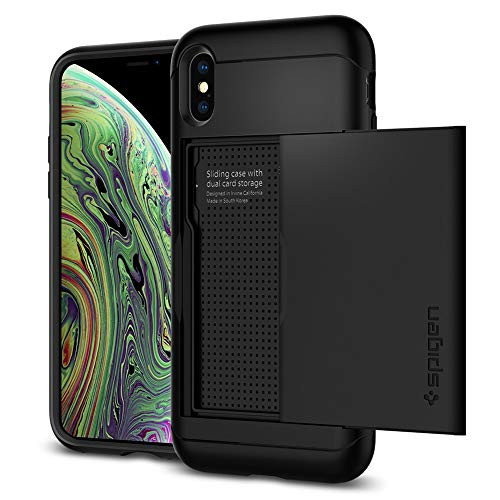 Spigen Slim Armor CS Designed for iPhone Xs Case (2018) / Designed for iPhone X Case (2017) - Black