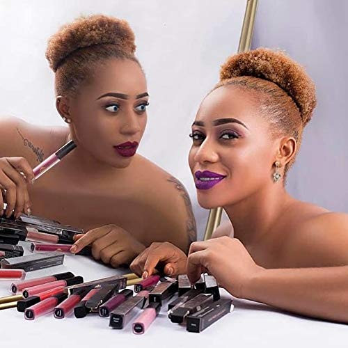 Amazing Moisturizer Lip Gloss Waterproof Makeup Lip Stick Long Lasting Liquid Lipstick Tint Tear Pull Lipgloss -Lovely-