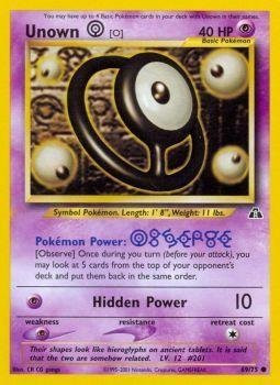 Pokemon - Unown -O- -69- - Neo Discovery