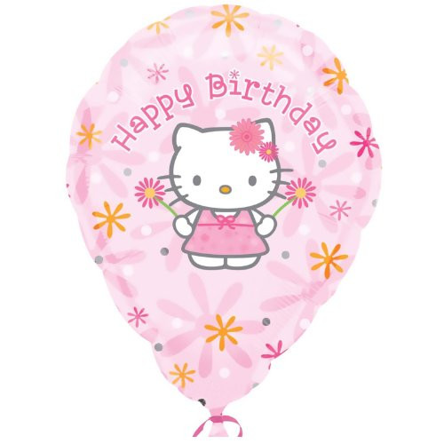 Anagram International Hello Kitty Birthday Personalize Package Balloon 18" Multicolor