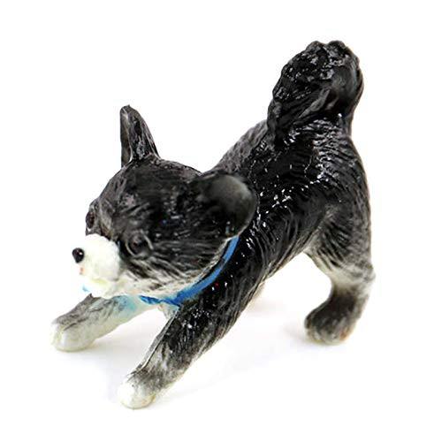 BARMI 1-12 Mini Cartoon Dog Puppy Simulation Dollhouse Miniature Home Decor Model ToyPerfect DIY Dollhouse Toy Gift Set G