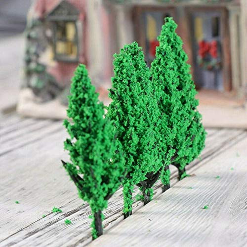 CHXIHome Road Forest Architectural Landscape Model Trees Trees Railway Layout Miniatures Tree Model Train Railway Park Forest Scenery