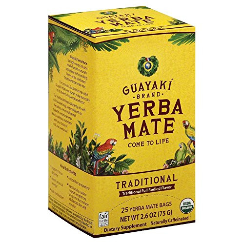 Guayaki Yerba Mate Organic Tea, 25-Count, 2.6oz