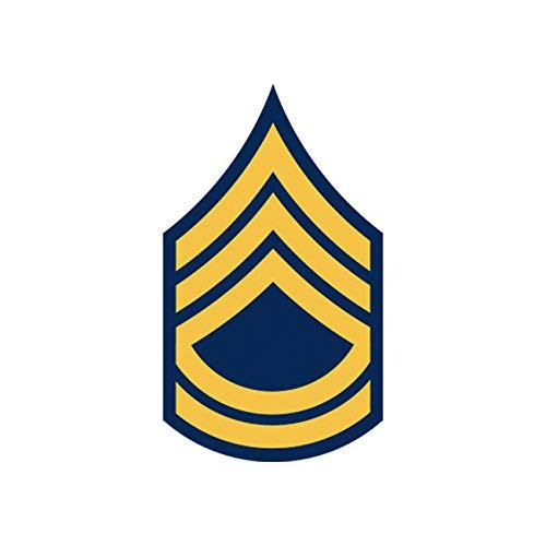 E-7 Sergeant First Class Insignia Sticker Decal Vinyl us Army Vinyl Made in USA