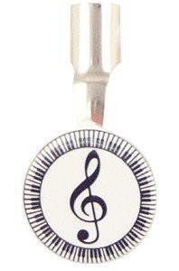 Gift House Music G-Clef  and  Keyboard Pencil Clip