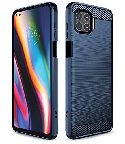 Dzxouui for Moto One 5G CaseMoto G 5G Plus CaseMoto One Lite CasePhone Cover Shockproof Soft TPU Case for Motorola Moto G 5G Plus-One 5G - One Lite-DL-DarkBlue-