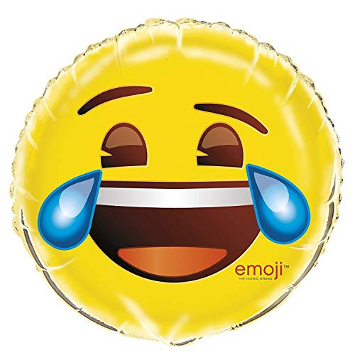 18" Foil Crying Laughing Emoji Balloon
