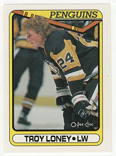 Troy Loney RC -Hockey Card- 1990-91 O-Pee-Chee  347 NM-MT