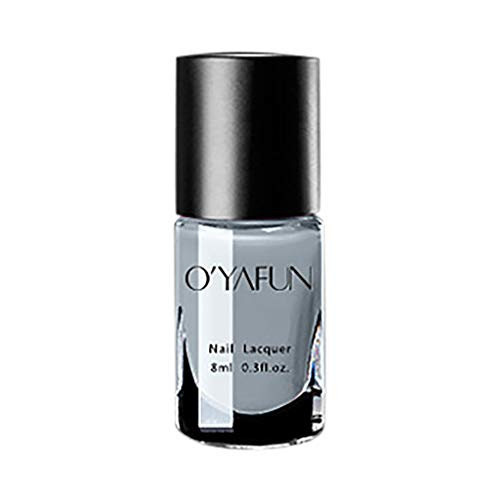 Mlide Non-Toxic Nail Polish - Easy Peel Off  and  Quick Dry Organic Water Based Nail Polish Set for WomenTeens 0.27 oz -0.27 oz-8 ml G-
