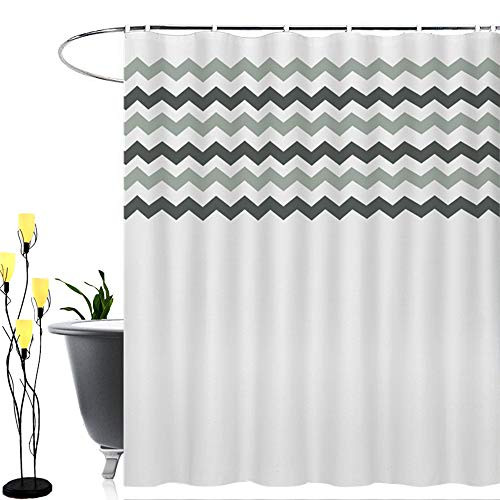 Varma Fabric Shower Curtain Water Repellent Bath Curtain Polyester Bathroom Curtain Washable Shower Curtains for Bathroom with 12 Hooks, 72"x72"