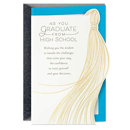 Hallmark High School Graduation Card -Gold Tassel-