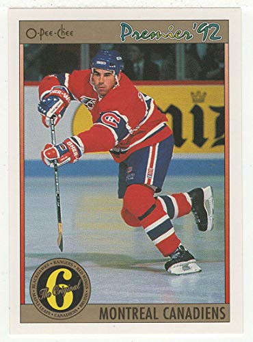 Mathieu Schneider - Montreal Canadiens Draft Choices -Hockey Card- 1991-92 O-Pee-Chee Premier  181 NM-MT