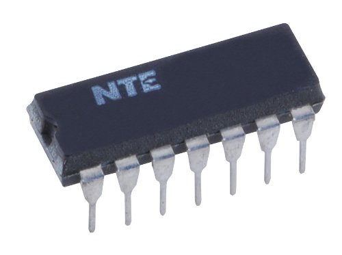 NTE Electronics NTE4069 Integrated Circuit CMOS Hex Inverter High Voltage Type 3V-18V 14-Lead DIP Package