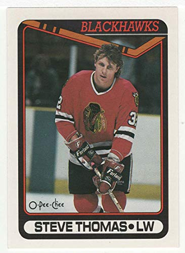Steve Thomas -Hockey Card- 1990-91 O-Pee-Chee  92 NM-MT