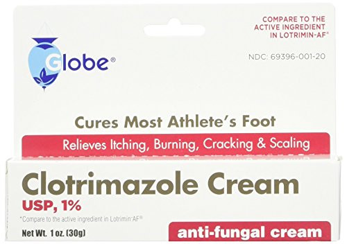 -3 Pack- Clotrimazole Anti Fungal Cream 1 percent USP Compare to Lotrimin 1oz.
