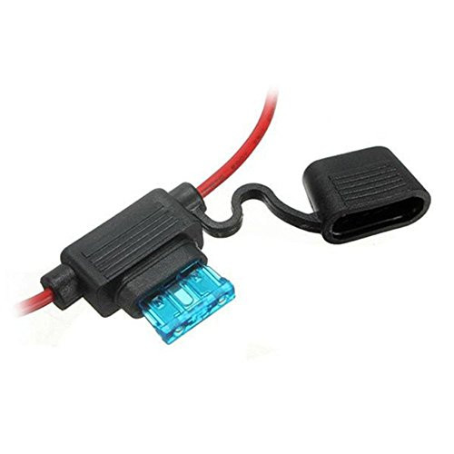 Waterproof car fuse holder 5-10-15-20-30A Amp In Line Blade Fuse Holder with 10 pcs fuse