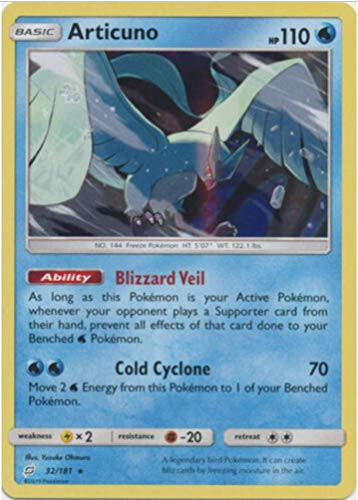 Pokemon - SM9 Team Up - Articuno - 32-181 - Holo Rare - Holo Rare - NM-M