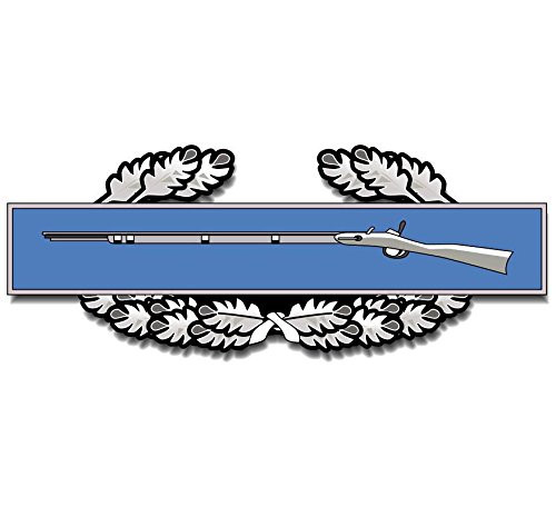 Evan Decals Combat Infantry Badge CIB 1st Award Sticker Window Decal Vinyl Sticker 7"