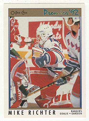 Mike Richter -Hockey Card- 1991-92 O-Pee-Chee Premier  78 NM-MT