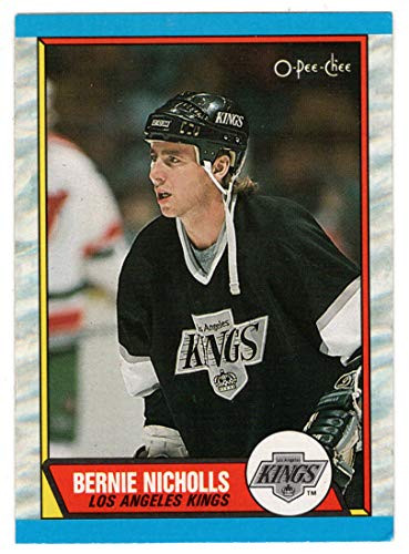 Bernie Nicholls - Los Angeles Kings -Hockey Card- 1989-90 O-Pee-Chee  47 Mint