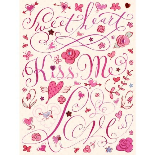 EK Success K and Company Brenda Walton Sweet Talk Rub-ons with Gems