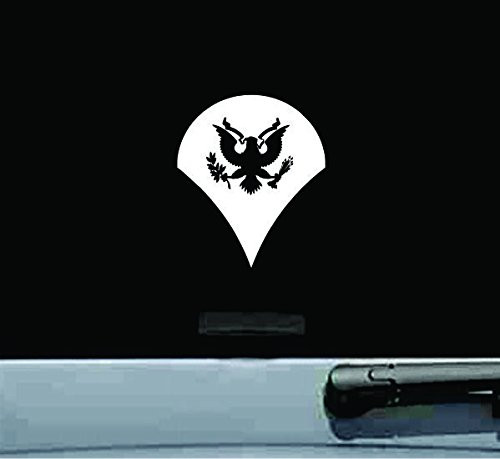 JS Artworks United States Army Specialist Spc E-4 Rank Insignia Vinyl Decal Sticker