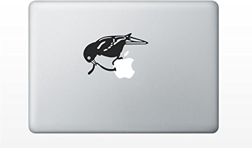 Macbook bird eating worm decal sticker pro air 11 13 15 17