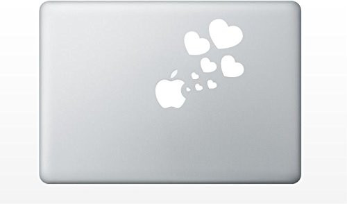 Macbook rising hearts decal sticker pro air 11 13 15 17