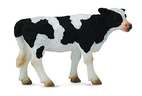 Collecta Standing Friesian Calf 3"L x 1.8"H Collecta Standing Friesian Calf 3"L x 1.8"H