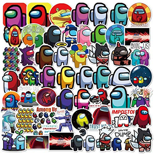 100pcs Cartoon Game Among Us Stickers Trendy Durable Vinyl Waterproof Stickers Perfect for Water Bottles Laptop Phone Car Skateboard Suitcase SnowboardDIY Decoration as Gifts for Kids Girls Teens 100pcs Cartoon Game Among Us Stickers Trendy Durable Vinyl Waterproof Stickers Perfect for Water Bottles Laptop Phone Car Skateboard Suitcase SnowboardDIY Decoration as Gifts for Kids Girls Teens
