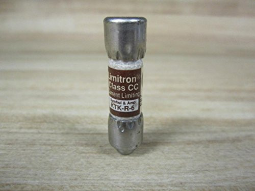 Bussmann KTK-R-6 -KTK-R-6- 6 Amp 600V Fast-Acting Fuses