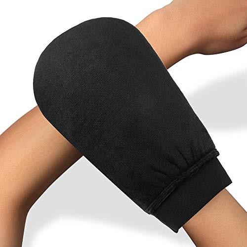 Yvoier Self Tanning Mitt Applicator - Elastic Wrist Tanning Applicator Mitt Double Side Used Self Tanner Mitt Fake Tan Mitt Applicator Self Tanning Glove for tanning lotions Mousse